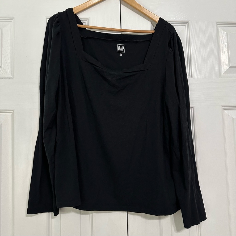 Square neck puff sleeve